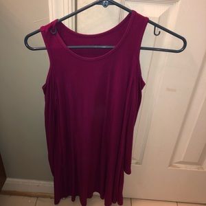 Pink/maroon dress